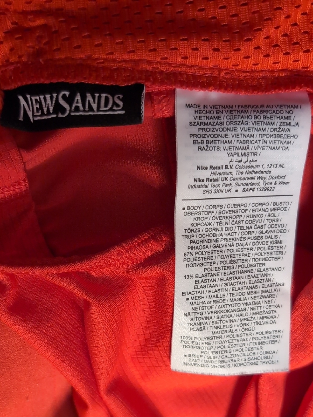 Nike ACG New Sands Trail Running / Hiking Shorts Size XL in Blaze - Picture 10 of 14